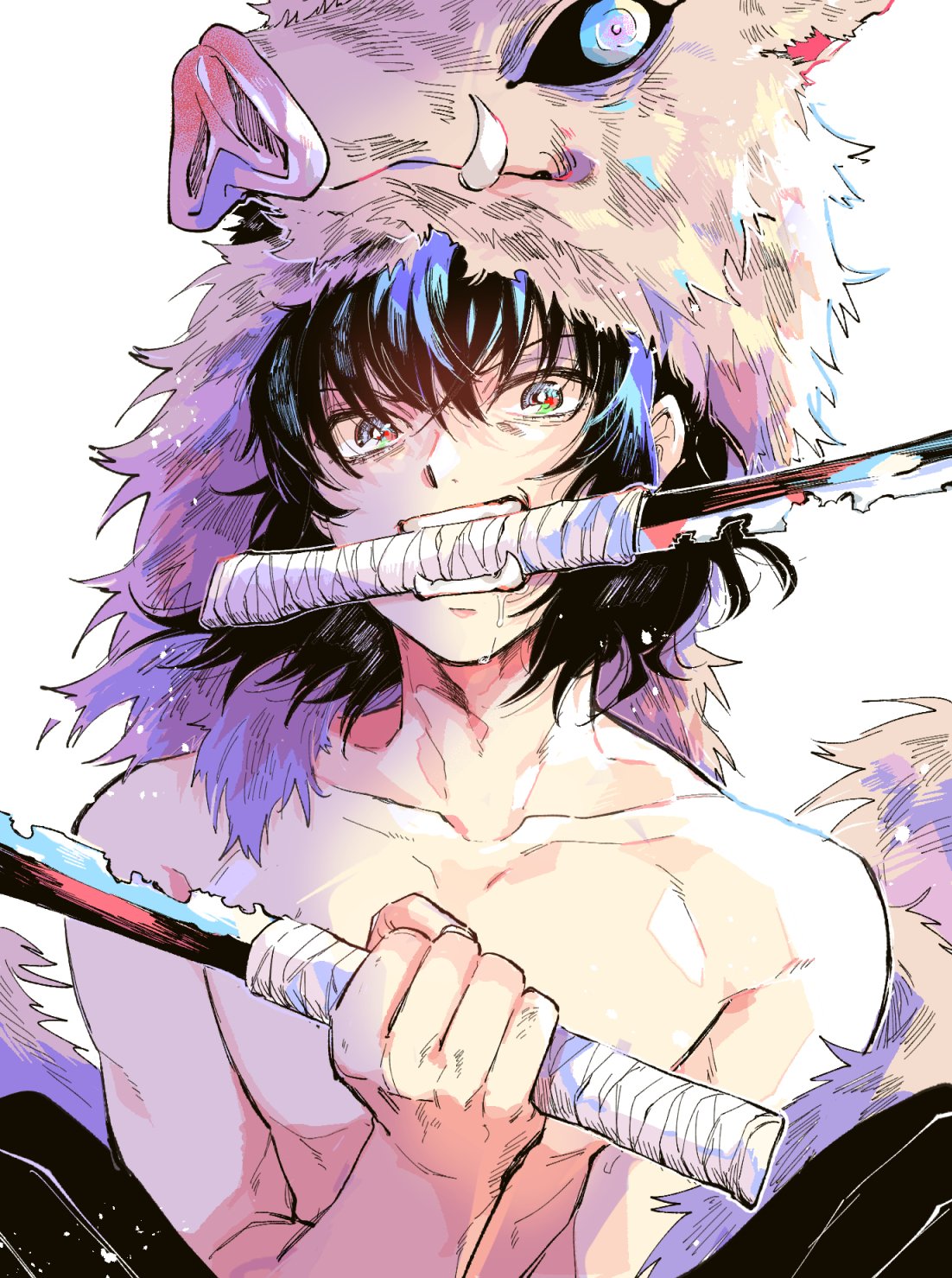 Inosuke Hashibira in Naruto Explained as a Demon Slayer